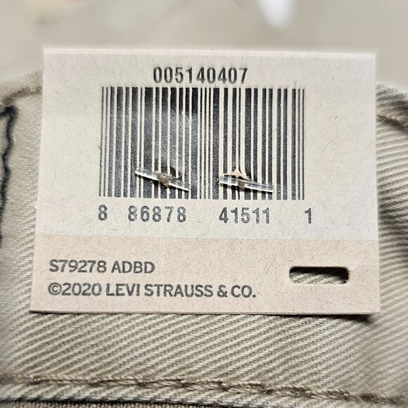 New Levis Strauss 514 Straight Water Less Mens Sits Bellow Waist 32 X 36 - Picture 11 of 15